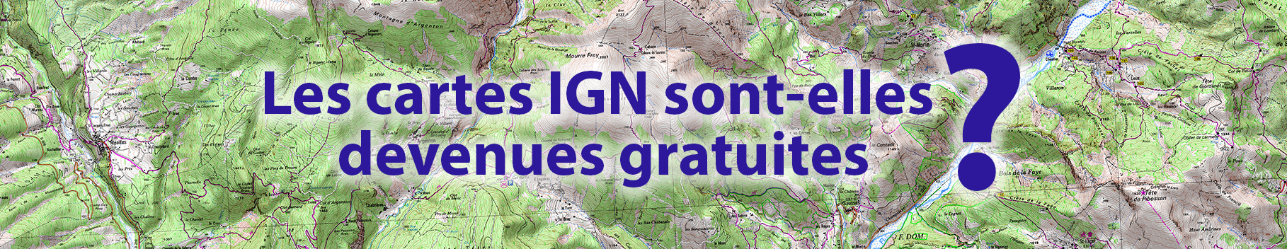 Carte IGN Gratuite ?